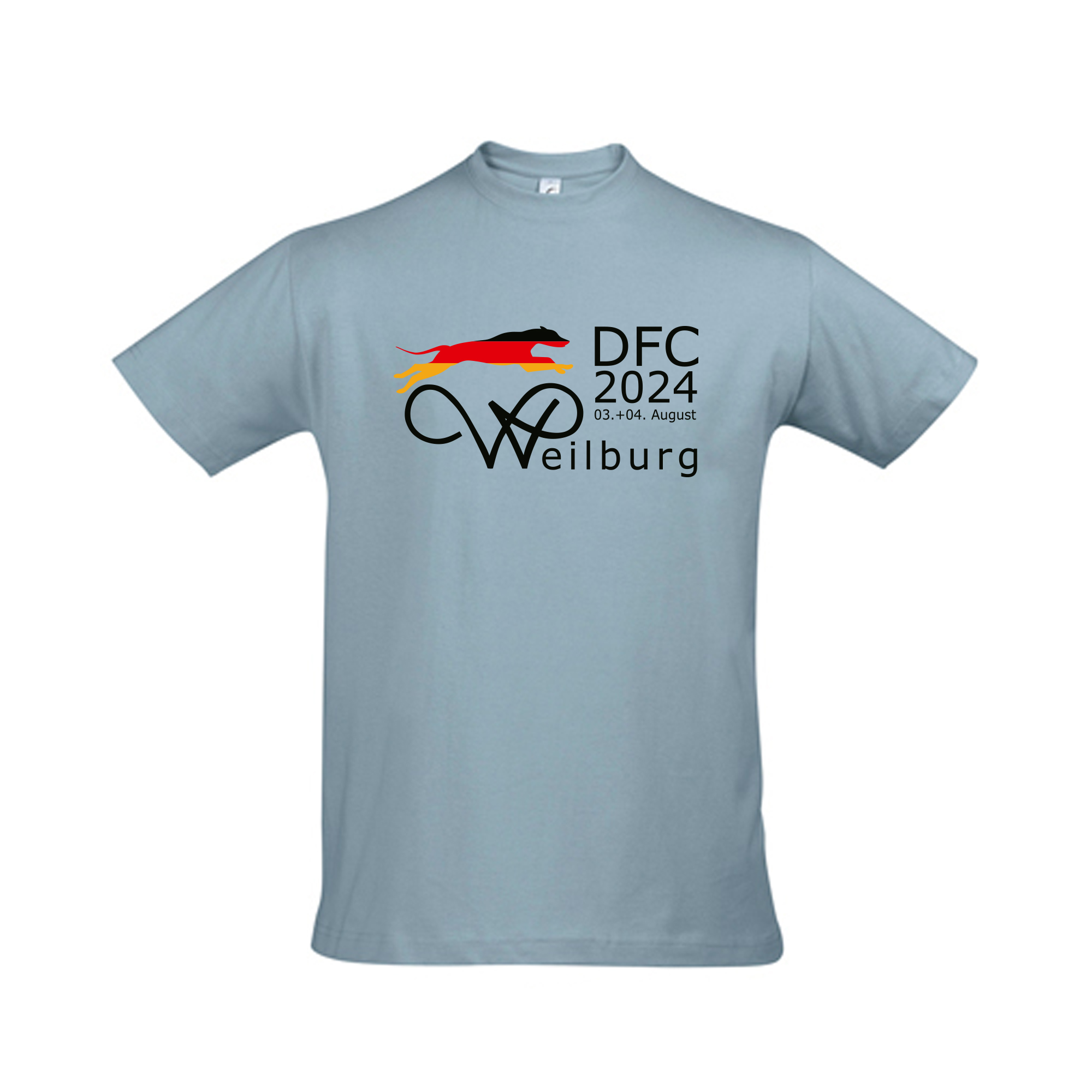 T-Shirt - Farbe: ice blue | Größe: XXL