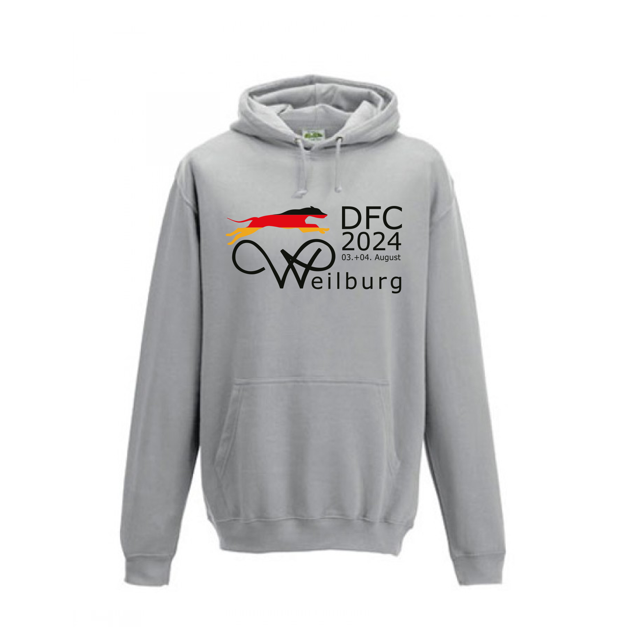 Hoodie - Farbe: heather grey | Größe: M