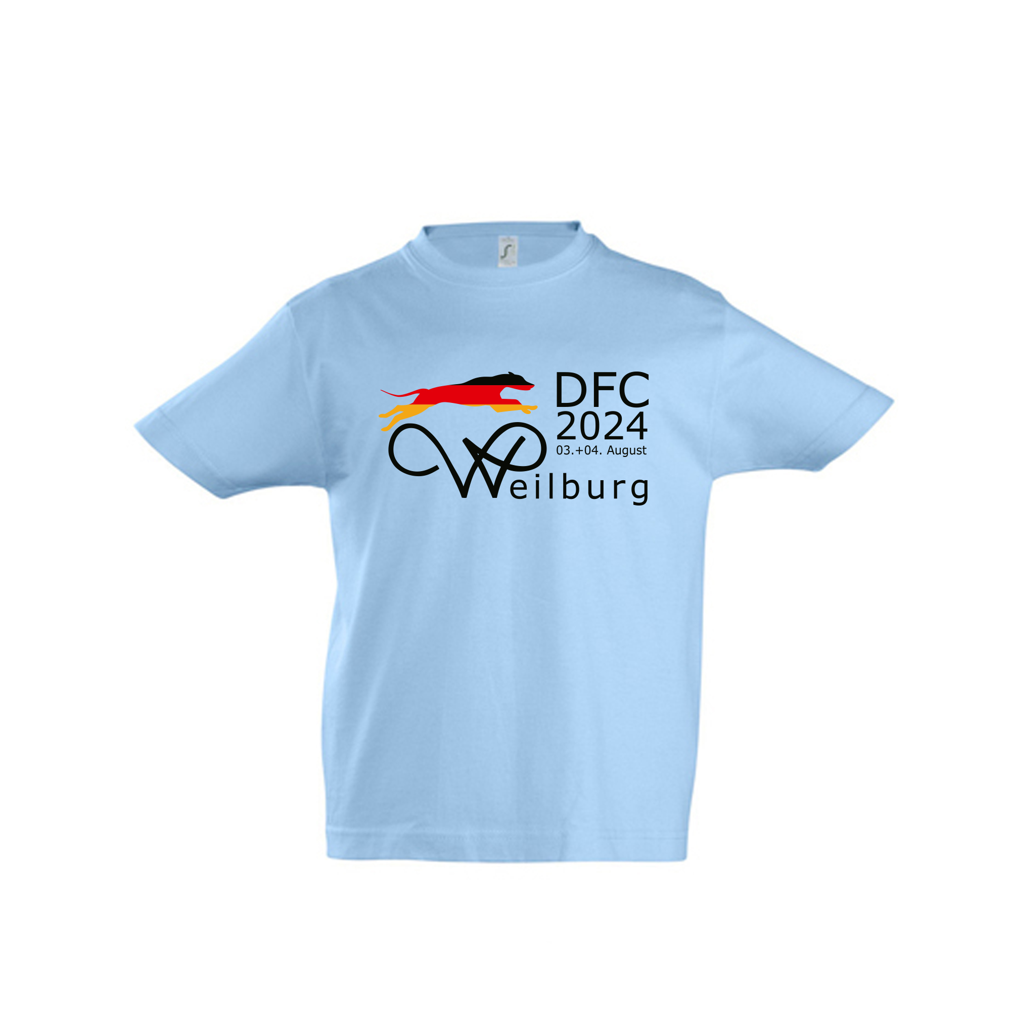 T-Shirt Kids - Farbe: sky blue | Größe: 2 Jahre (86/94)