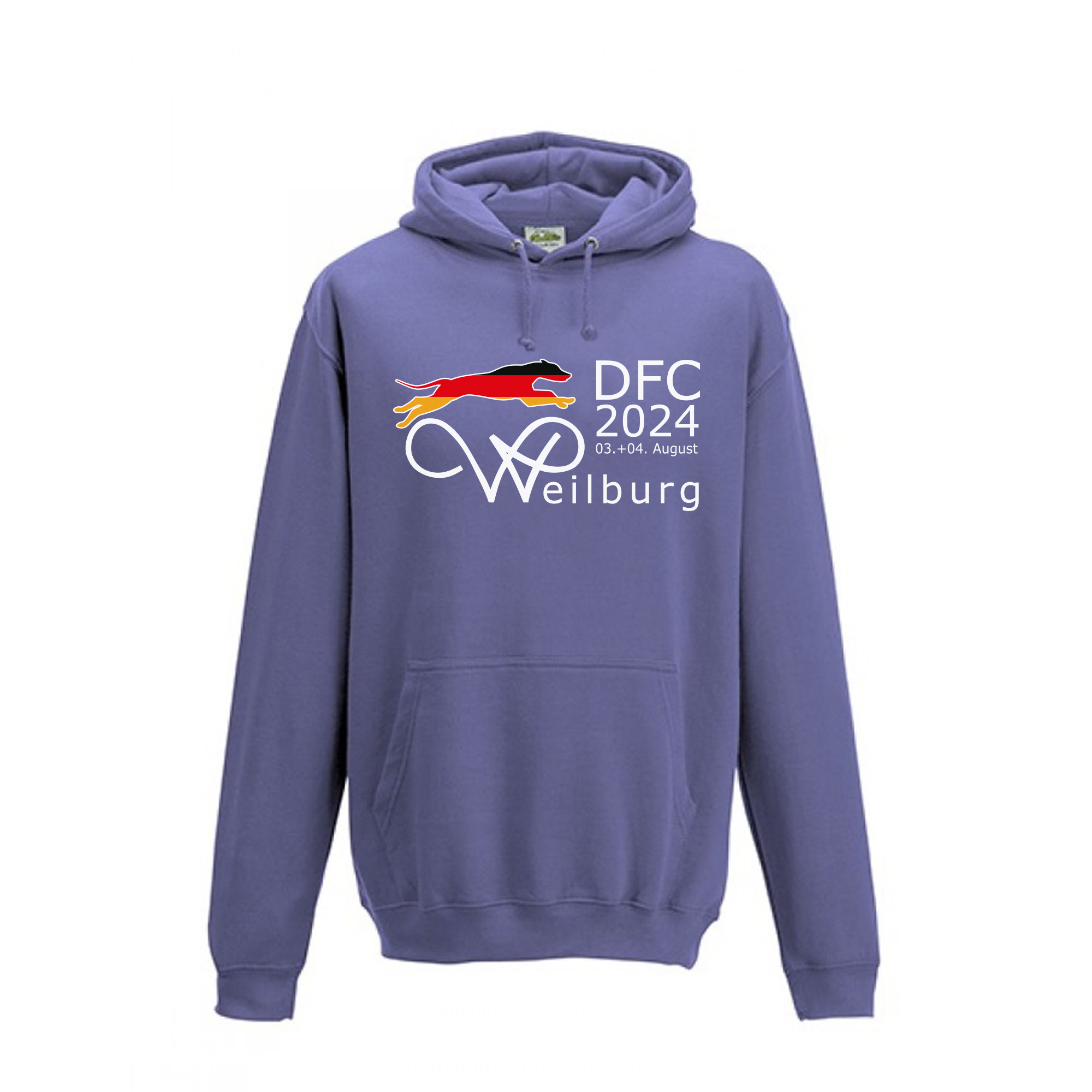 Hoodie - Farbe: true violett | Größe: L